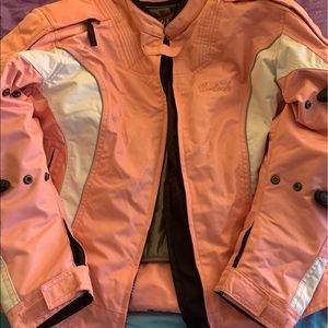 Pink women’s Cortech motorcycle jacket